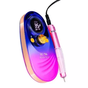 SG706‑C műköröm csiszológép-kék-pink