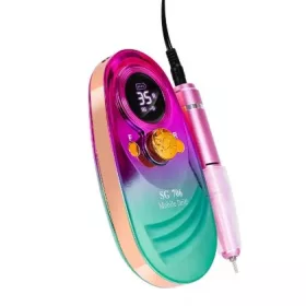 SG706‑C műköröm csiszológép-pink-zöld