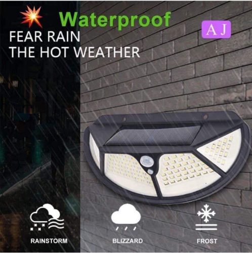 Napelemes Szenzoros Fali Lámpa – Energiahatékony Kültéri Világítás