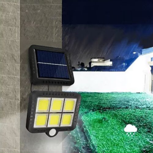 Napelemes Fali Lámpa – Távirányítós és Mozgásérzékelős