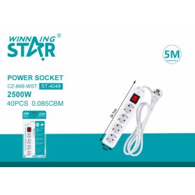 Hosszabbító Elosztó – 4 Aljzat