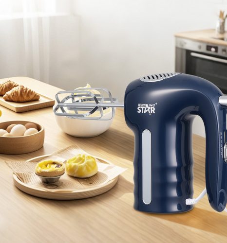 Winning Star ST-5528 Elektromos Habverő – 5 sebesség, 200W, Dagasztó és keverő fejekkel