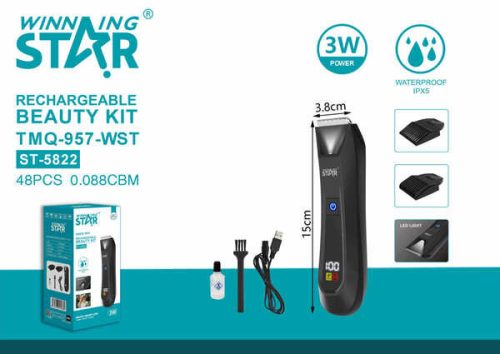 Winning Star  Elektromos Borotva és Testszőrnyíró – 5W