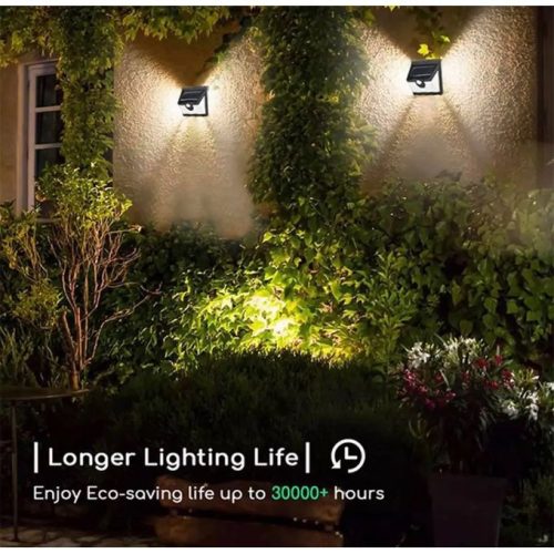 Napelemes Mozgásérzékelős Fali Lámpa