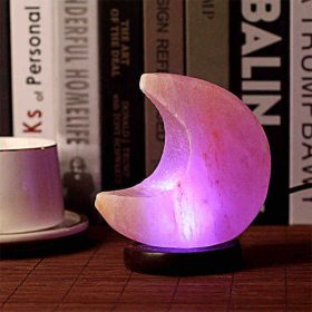   Félhold Himalája Só Lámpa – Természetes szépség és nyugtató fény