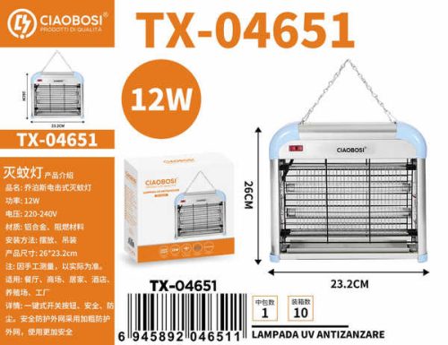  CIAOBOSI TX-04651 egy UV szúnyoglámpa