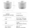 Ultrahangos Aroma Diffúzor-feher