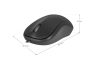 Weibo WB-530 – 3D Optikai Egér, 1000 DPI, USB, Plug & Play Fekete
