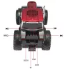 Traktor alakú vezeték nélküli Bluetooth hangszóró-piros