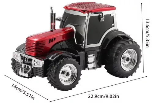 Traktor alakú vezeték nélküli Bluetooth hangszóró-piros