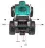 Traktor alakú vezeték nélküli Bluetooth hangszóró-zöld