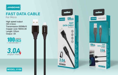 Gyors Micro USB adatkábel – JINGGONG X100