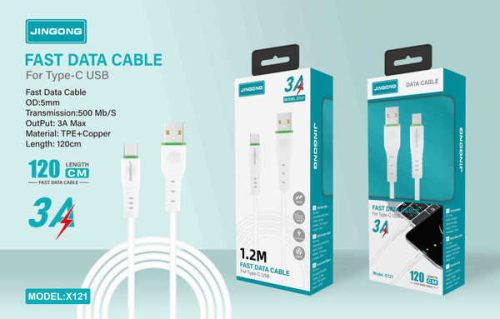 Jingong X121 Fast Data Cable – Type-C USB
