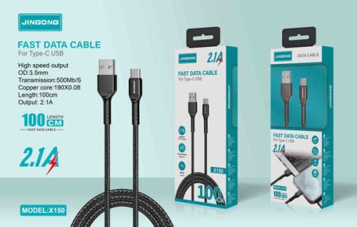 Jingong X150 Fast Data Cable – Type-C USB