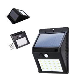 Napelemes Kültéri LED Fali Lámpa 