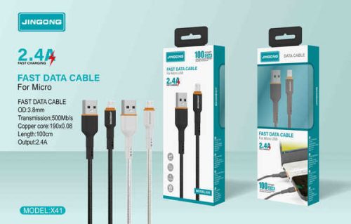 Gyors Micro USB adatkábel – JINGGONG 