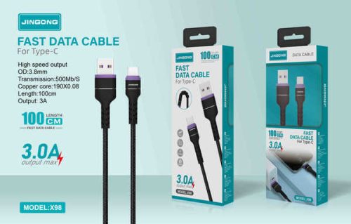 Jingong X98 Fast Data Cable – Type-C
