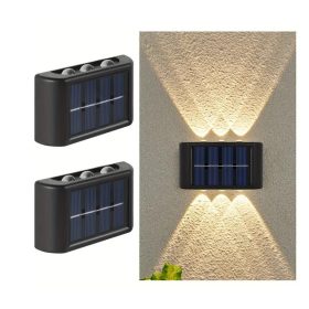   Napelemes Fali Lámpa – Kétirányú Fénykibocsátás - 2 db