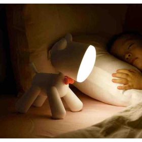   Kutya formájú éjjeli lámpa – Hangulatos fény és egyedi design - Világos