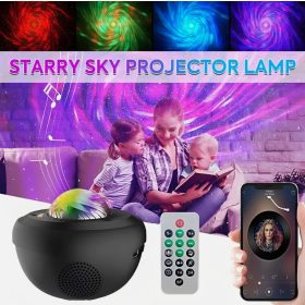 Multifunkciós csillagfény projektor-fekete