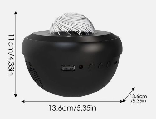 Multifunkciós csillagfény projektor-fekete