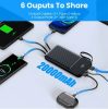 10000 mAh kapacitású hordozható power bank