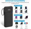 10000 mAh kapacitású hordozható power bank
