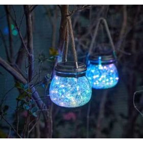   Dekoratív LED Üveglámpa – Kerti és Otthoni Hangulatvilágítás