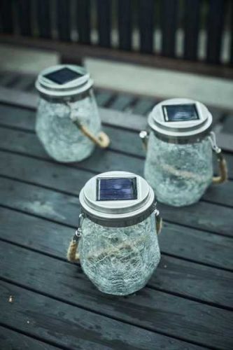 Dekoratív LED Üveglámpa – Kerti és Otthoni Hangulatvilágítás