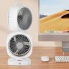 Hordozható ventilátor – Színes külső gyűrűvel, USB töltéssel