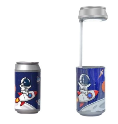 Űrhajós ceruzatartó fénnyel -űrhajós