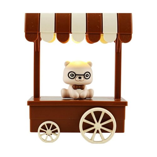 Cute Bear Cart Asztali Lámpa – Aranyos és Praktikus Világítás