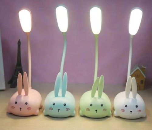 Nyuszis Asztali LED Lámpa-rózsaszín