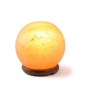   Narancs Árnyalatú Himalája Só Lámpa – Természetes Melegség és Harmónia