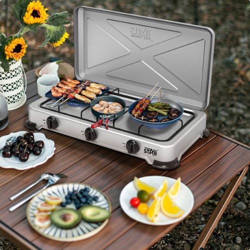 Winning Star – Deluxe 3 Égőfejes Szabadon álló Gázfőző